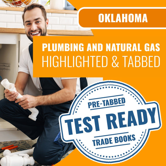 Oklahoma Plumbing and Natural Gas Contractor Highlighted & Tabbed Book Package