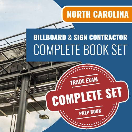 North Carolina Billboard & Sign Contractor Exam Book Package