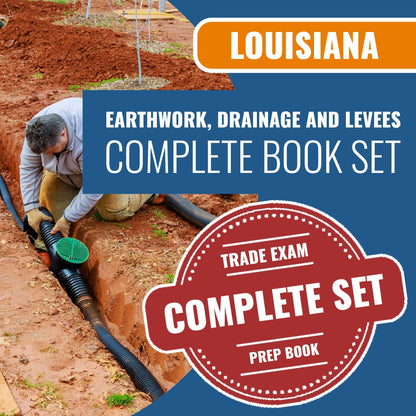 Louisiana Earthwork, Drainage And Levees Contractor Exam Book Package