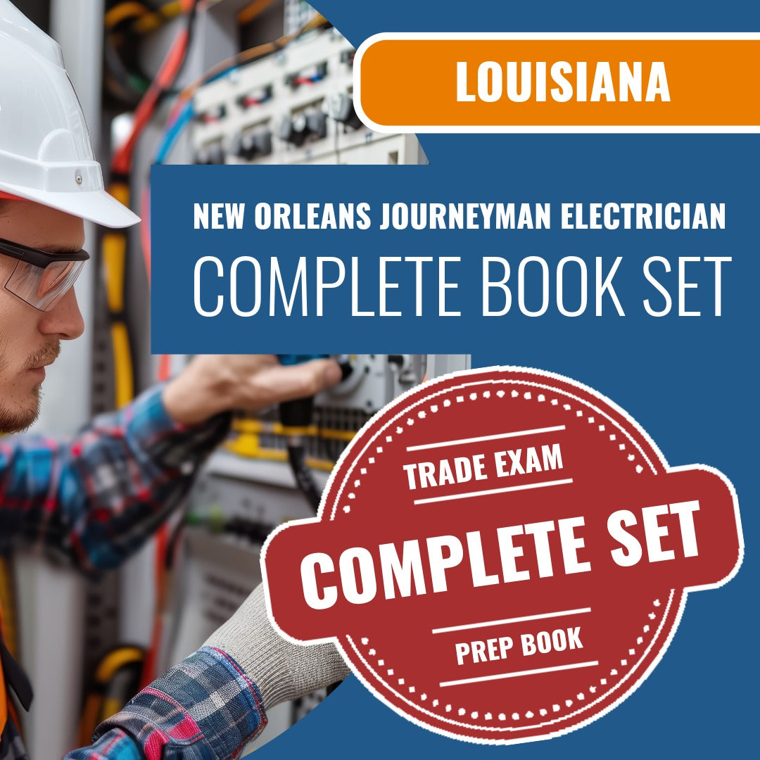 New Orleans Louisiana Journeyman Electrician (ICC - G17-N) Exam Book Package