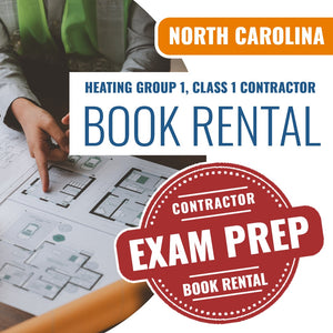 North Carolina Heating Group 1, Class 1 Contractor Books & Course Rental