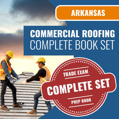 Arkansas Commercial Roofing & Roof Decks Contractor Exam Book Package