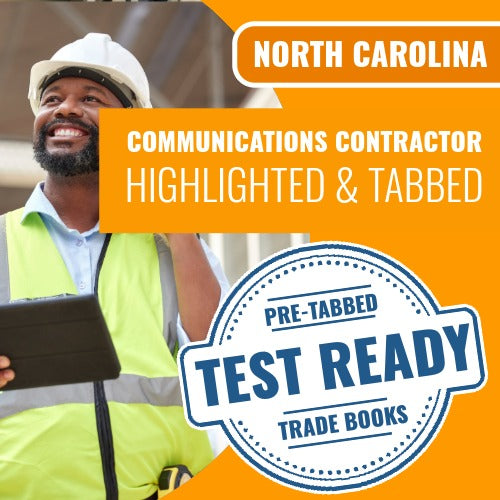 North Carolina Communications Contractor Highlighted & Tabbed Book Package
