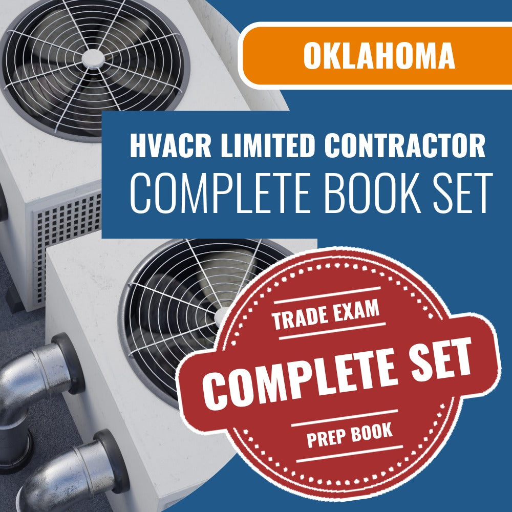 Oklahoma HVACR Limited Contractor Exam Book Package