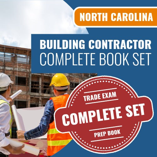 North Carolina Building Contractor Exam Book Package