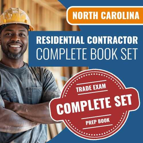 North Carolina Residential Contractor Exam Book Package