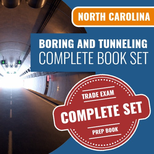North Carolina Boring and Tunneling Contractor Exam Book Package
