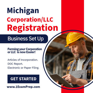 Michigan Corporation or LLC Filing Registration Formation Setup