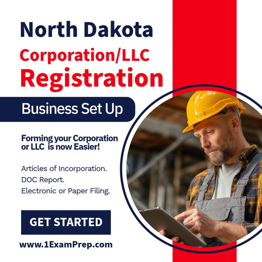 North Dakota Corporation or LLC Filing Registration Formation Setup
