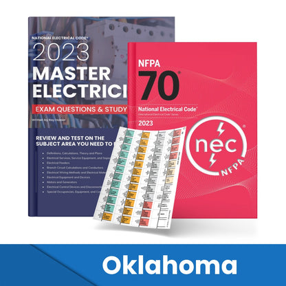 2023 Ohio Master Electrician Study Guide & National Electrical Code Combo with Tabs (Based on the 2023 NEC)