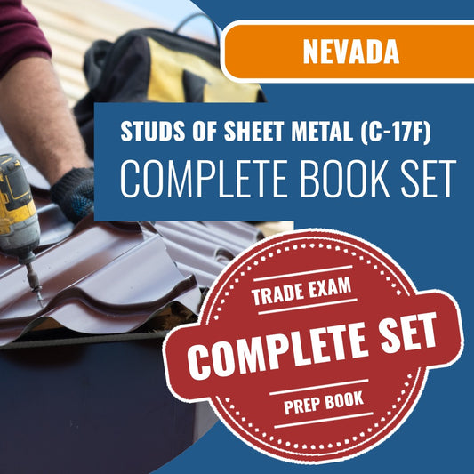 Nevada Studs of Sheet Metal Contractor (C-17F) Exam Book Package