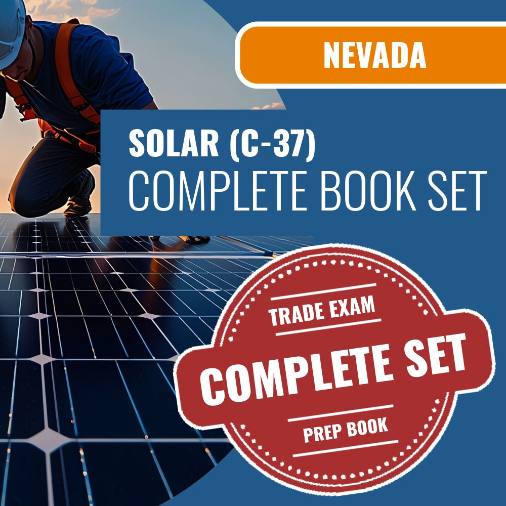 Nevada Solar Contractor (C-37) Exam Book Package – 1 Exam Prep