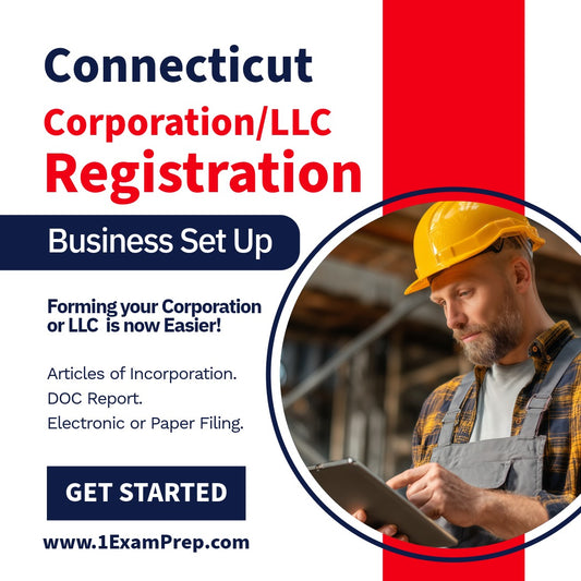 Connecticut Corporation or LLC Filing Registration Formation Setup