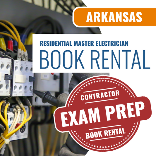 Arkansas Residential Master Electrician Contractor - Books & Courses Rental Package