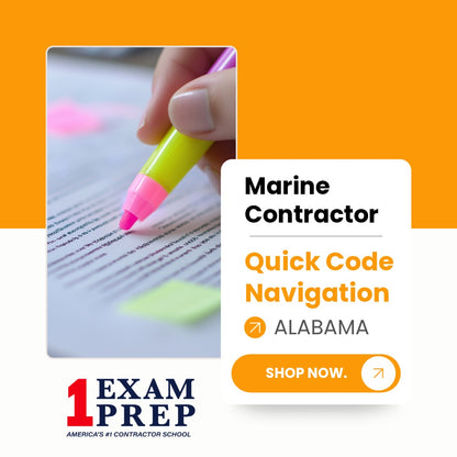 Alabama Marine Contractor Exam Quick Code Navigation