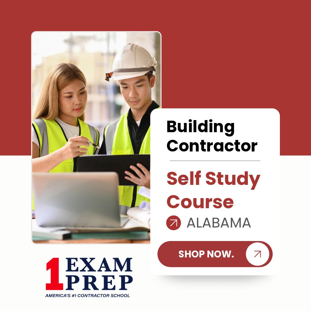 Alabama Building Contractor Exam Self Study Course