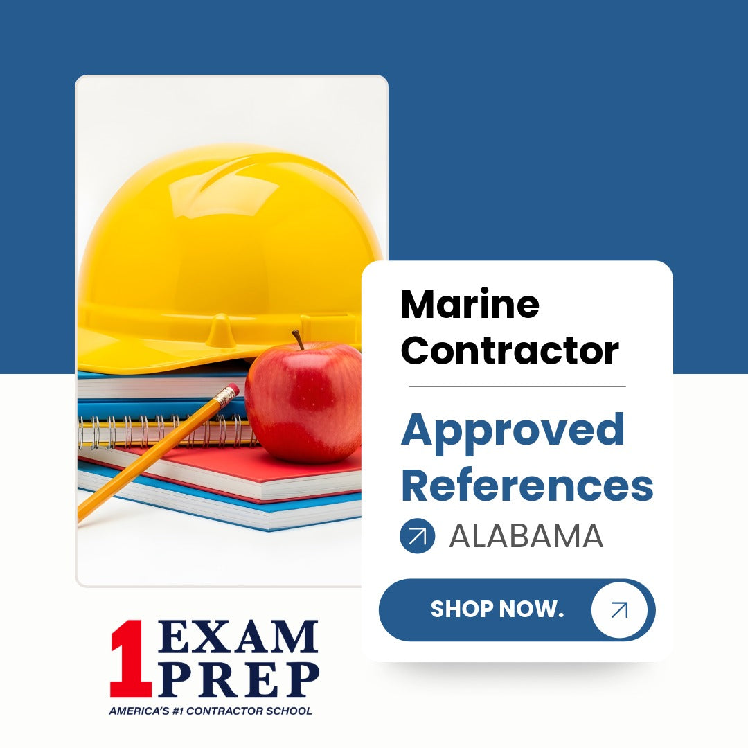 Alabama Marine Contractor Exam Approved References