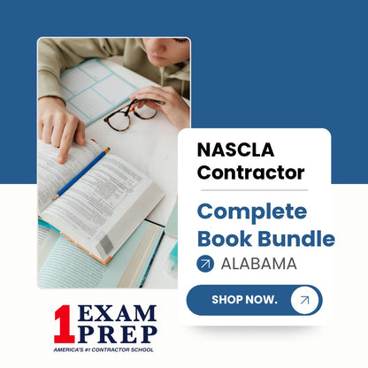 Alabama NASCLA Contractor Exam Complete Book Bundle