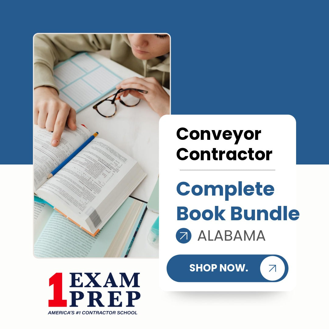 Alabama Conveyor Contractor Exam Complete Book Bundle