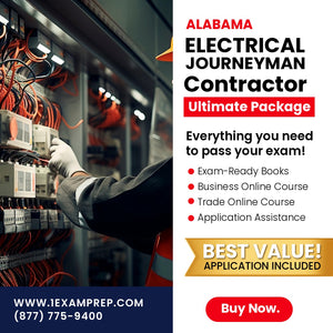 Alabama Electrical Journeyman Ultimate Exam Prep Rental Package
