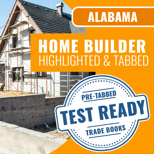 Alabama Home Builder HBLB Book Package - Highlighted and Tabbed