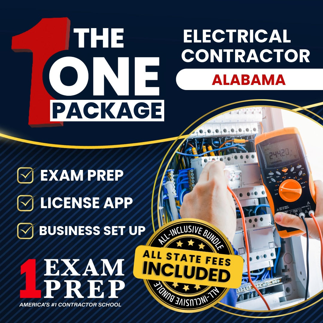 The 1 Package: All-Inclusive Alabama Electrical Contractor Exam, Licensing & Business Setup Solution