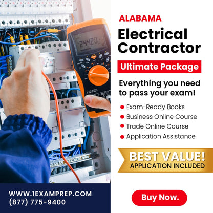 Alabama Electrical Contractor Ultimate Exam Prep Rental Package