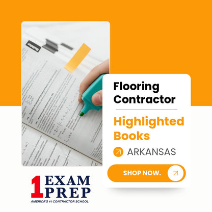Arkansas Flooring Contractor Exam Highlighted Books