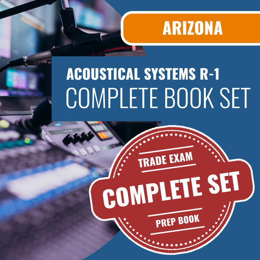 Arizona Acoustical Systems Residential Contractor (R-1) Exam Book Package