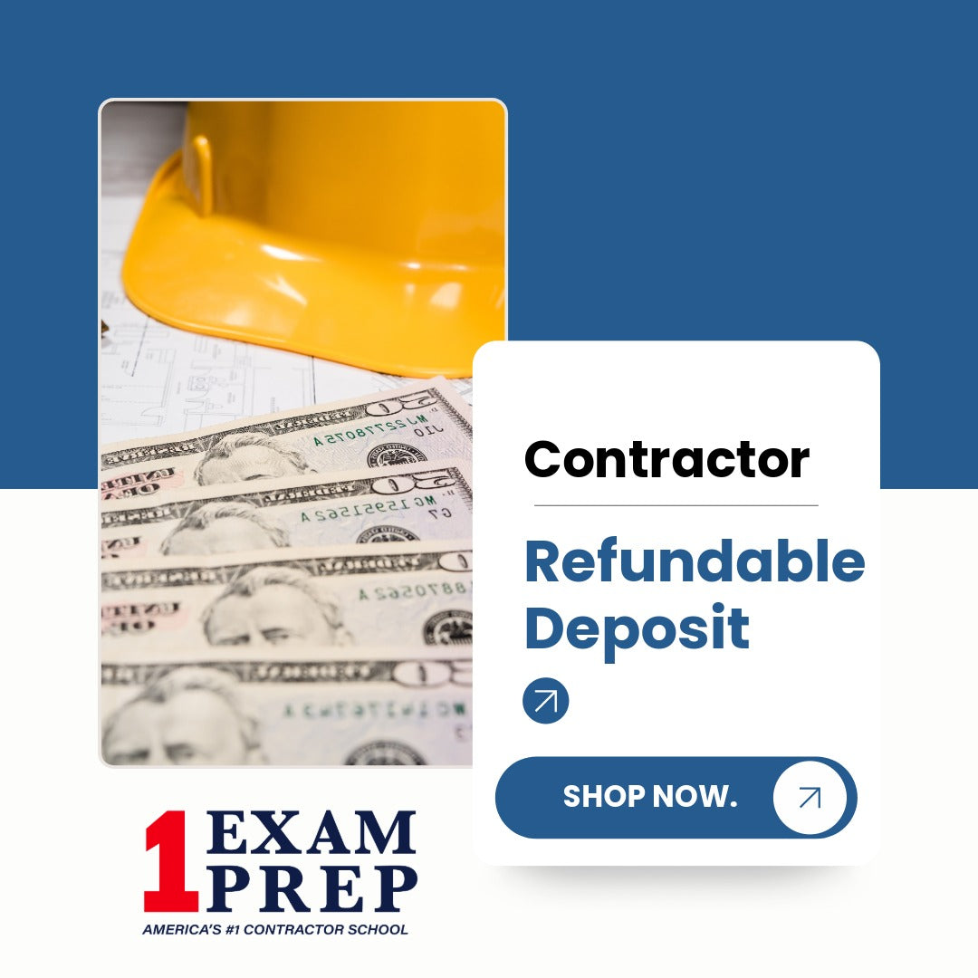 Arizona Drywall  Contractor C-10  Refundable Deposit
