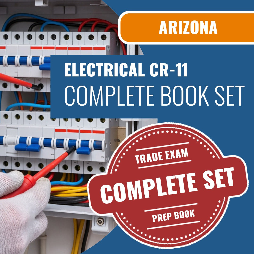 Arizona Electrical Residential / Commercial Contractor (CR-11) Exam Book Package