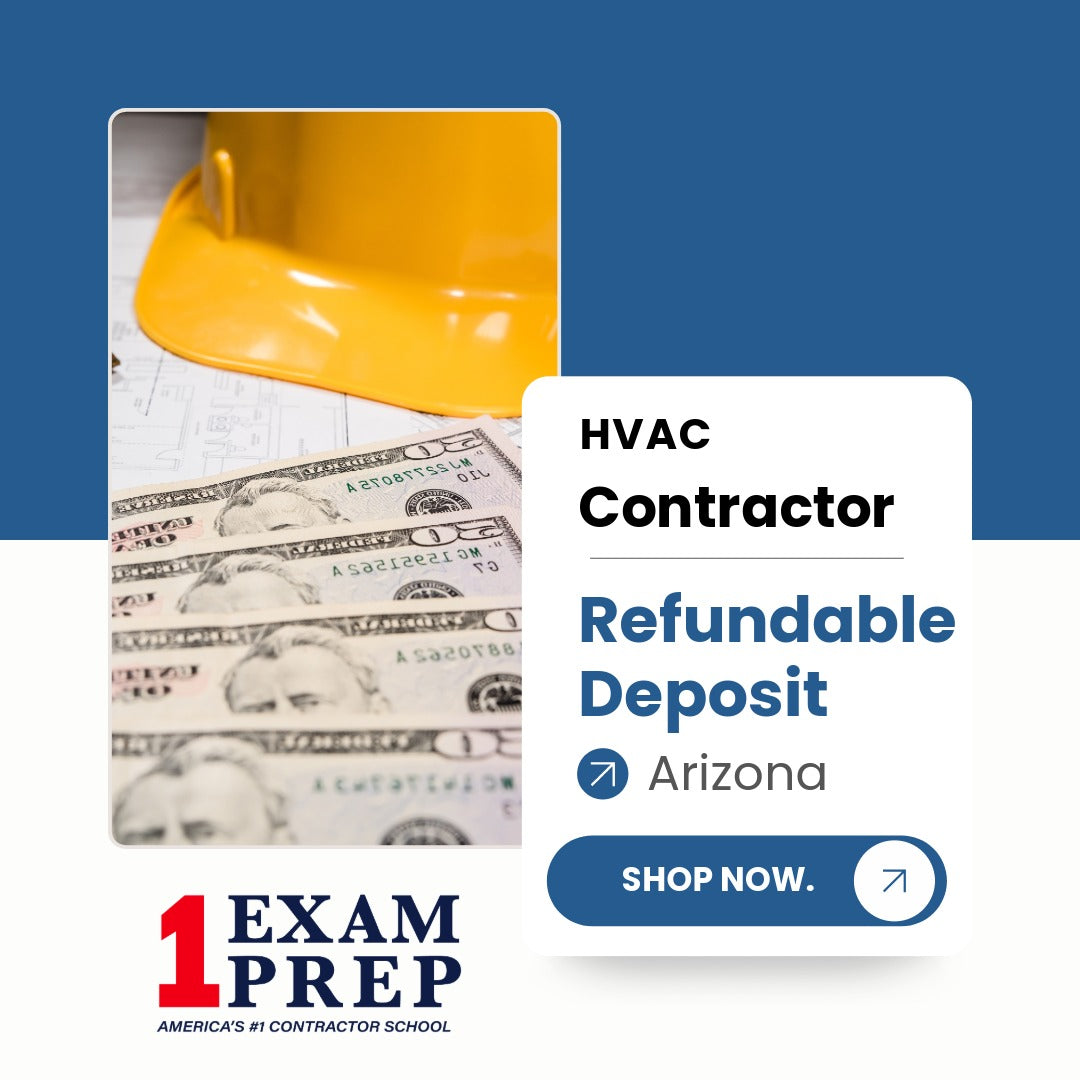 Arizona HVAC Contractor C-39 Refundable Deposit