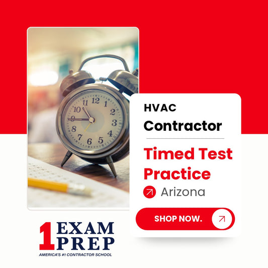 Arizona Air Conditioning and Refrigeration Residential / Commercial Contractor (CR-39) Ultimate Books Exam Room Approved + Course + Application Package