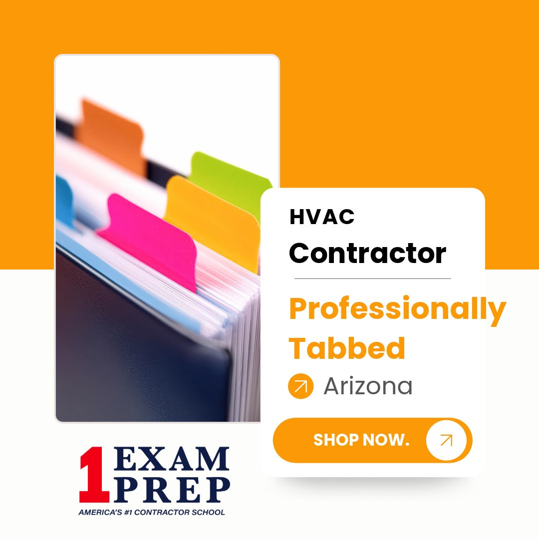 Arizona HVAC Contractor CR-79 Professionally Tabbed