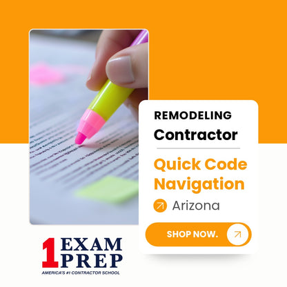 Arizona Remodeling Contractor CR-61 Quick Code Navigation