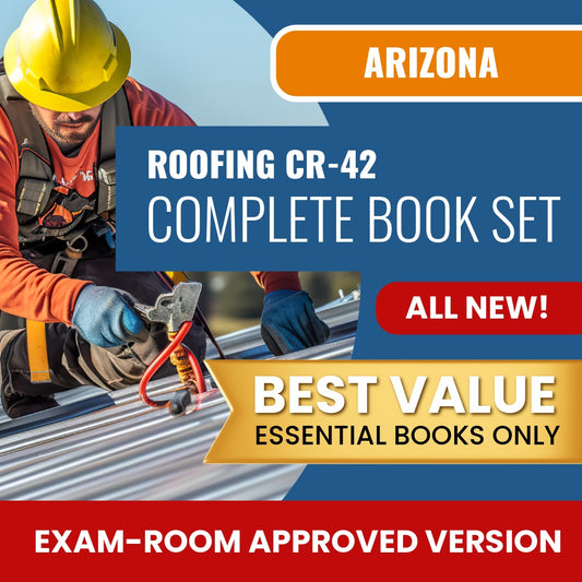 Arizona Roofing Residential / Commercial Contractor (CR-42) Books Allowed into Exam Package