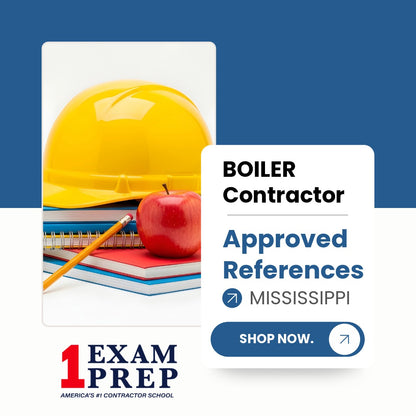 Mississippi Boiler Contractor Exam Approved References