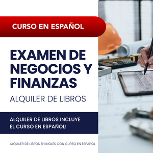 Examen de negocios y finanzas de Florida: alquiler de libros 