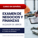 Examen de Negocios y Finanzas de Florida - Alquiler de Libros (Business and Finance Book Rental - Spanish)