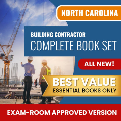 North Carolina Building Contractor Exam Books Allowed into Exam Package