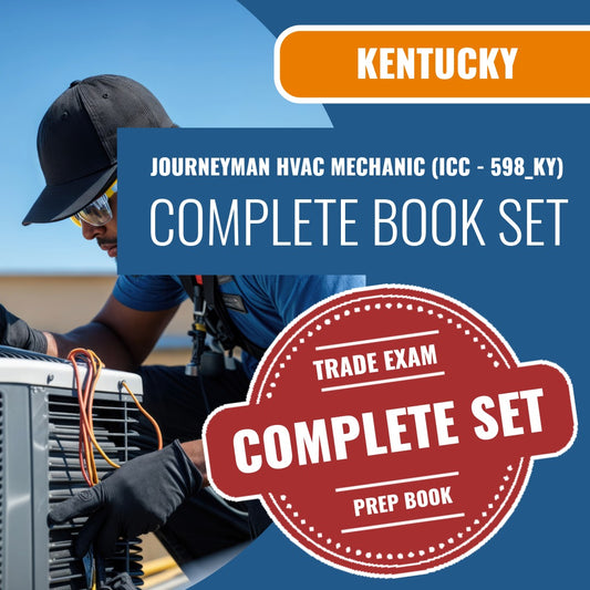 Kentucky Journeyman HVAC Mechanic (ICC - 598_KY) Exam Book Package