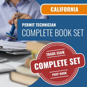 California Permit Technician (ICC - 14) Exam Book Package