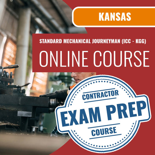 Kansas Standard Mechanical Journeyman (ICC - KGG) Exam - Online Exam Prep