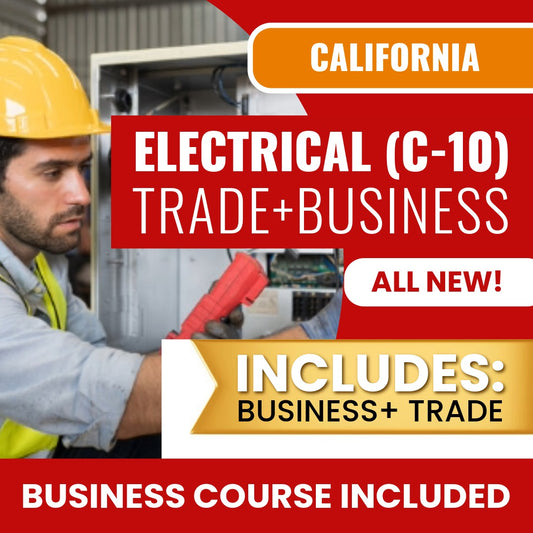 California Electrical (C-10) Contractor Licensing Exam Prep Business & Trade Online Courses