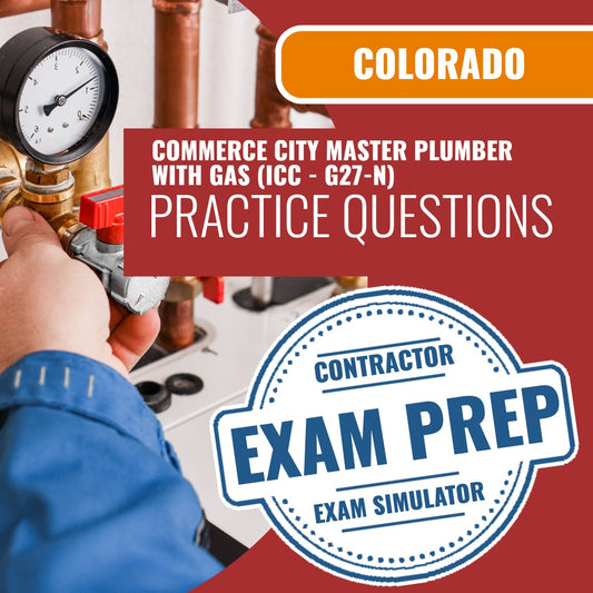 ICC G27 National Standard Master Plumber with Gas Exam - Online Practice Questions