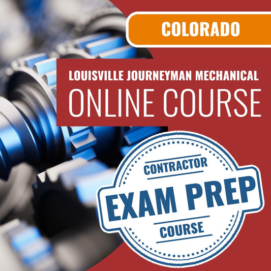 Louisville Colorado Journeyman Mechanical (ICC - G31-N) - Online Exam Prep