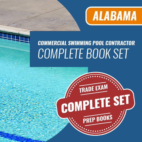 Paquete de libros para contratistas de piscinas comerciales de Alabama