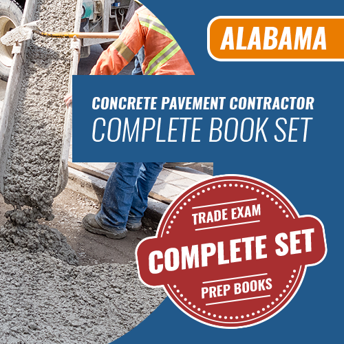 Paquete de libros para contratistas de pavimentos de hormigón de Alabama