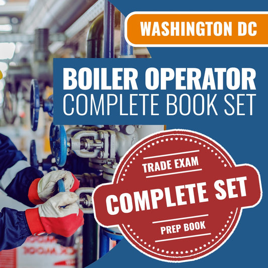 Washington DC Class 5A Boiler Operator (25 Horsepower or Less) Book Package
