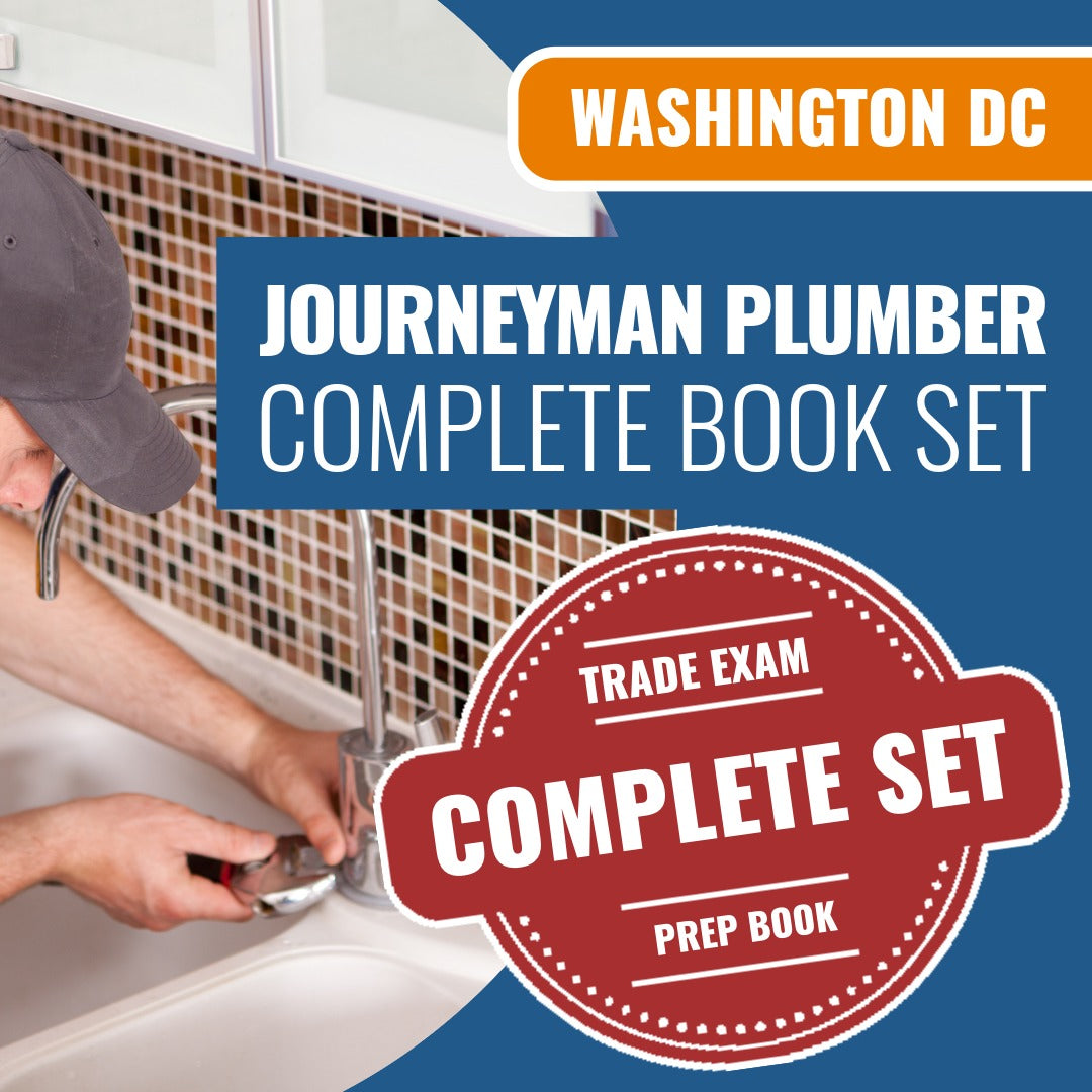 Washington DC Journeyman Plumber Book Package